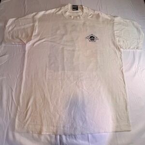 Fruit of the Loom L T-Shirt White 80s Vintage Southern Country Nashville  Music